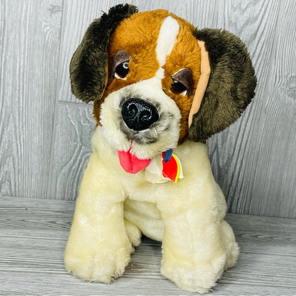 Beethoven's 2nd Hasbro 1993 Saint Bernard 12" Plush Stuffed Toy Dog puppy - Picture 1 of 13